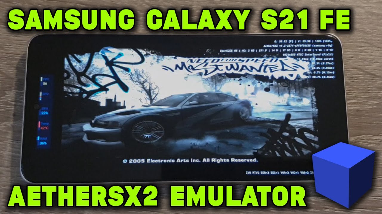 Galaxy S21 FE / SD 888 - NFS Underground 2 / Most Wanted - AetherSX2 (v1.3-2874) - Test