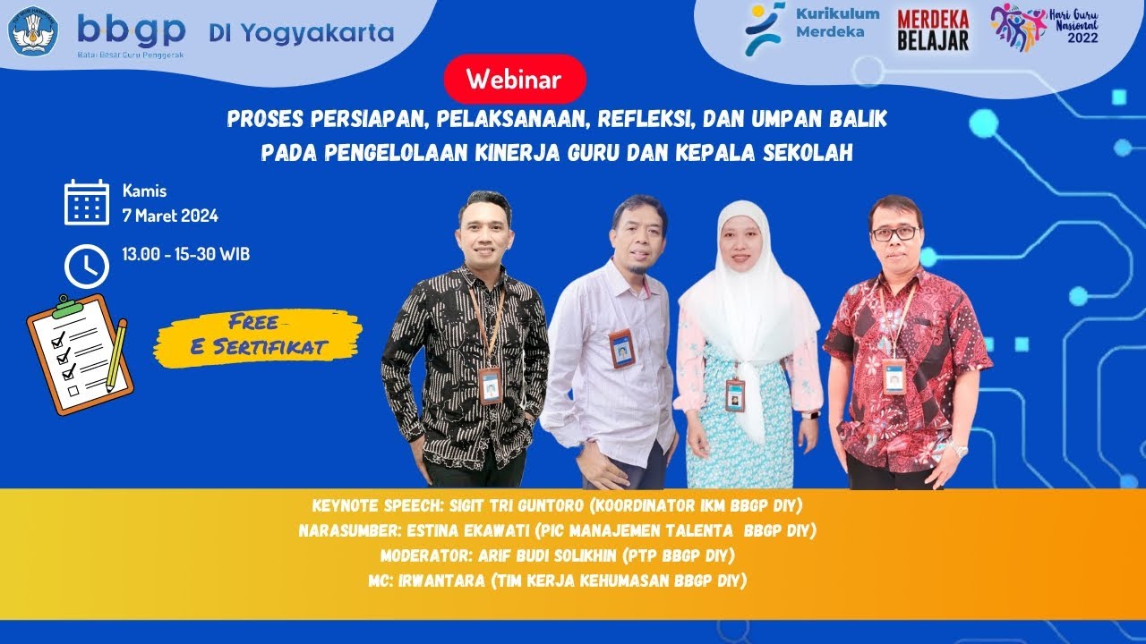 Proses Persiapan, Pelaksanaan, Refleksi, dan Umpan Balik & Pengelolaan Kinerja Guru & Kepala Sekolah