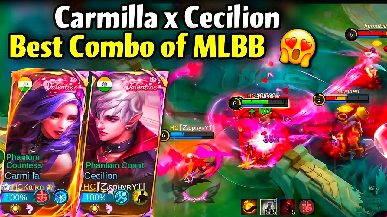CARMILLA X CECILION COMBO IS CRAZY!😍(≧◡≦) with @Zephyr_myh🌸
