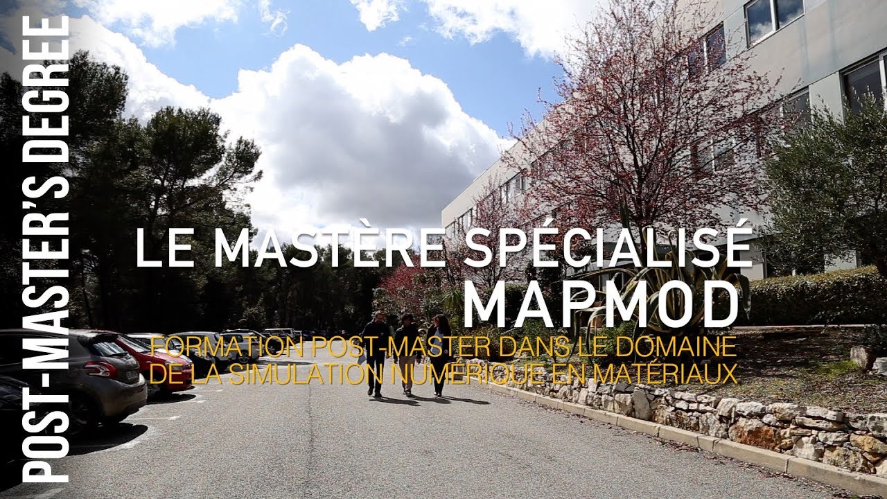 Le Mast&egrave;re Sp&eacute;cialis&eacute; MAPMOD,  simulation num&eacute;rique des mat&eacute;riaux