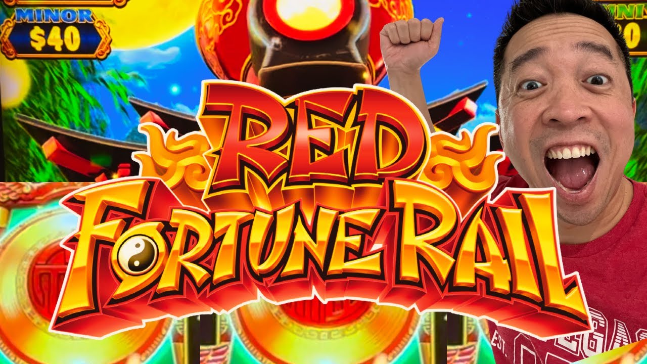 This NEW Train game is AWESOME!! RED FORTUNE RAIL FOLIAGE Slot Machine (Konami Gaming)