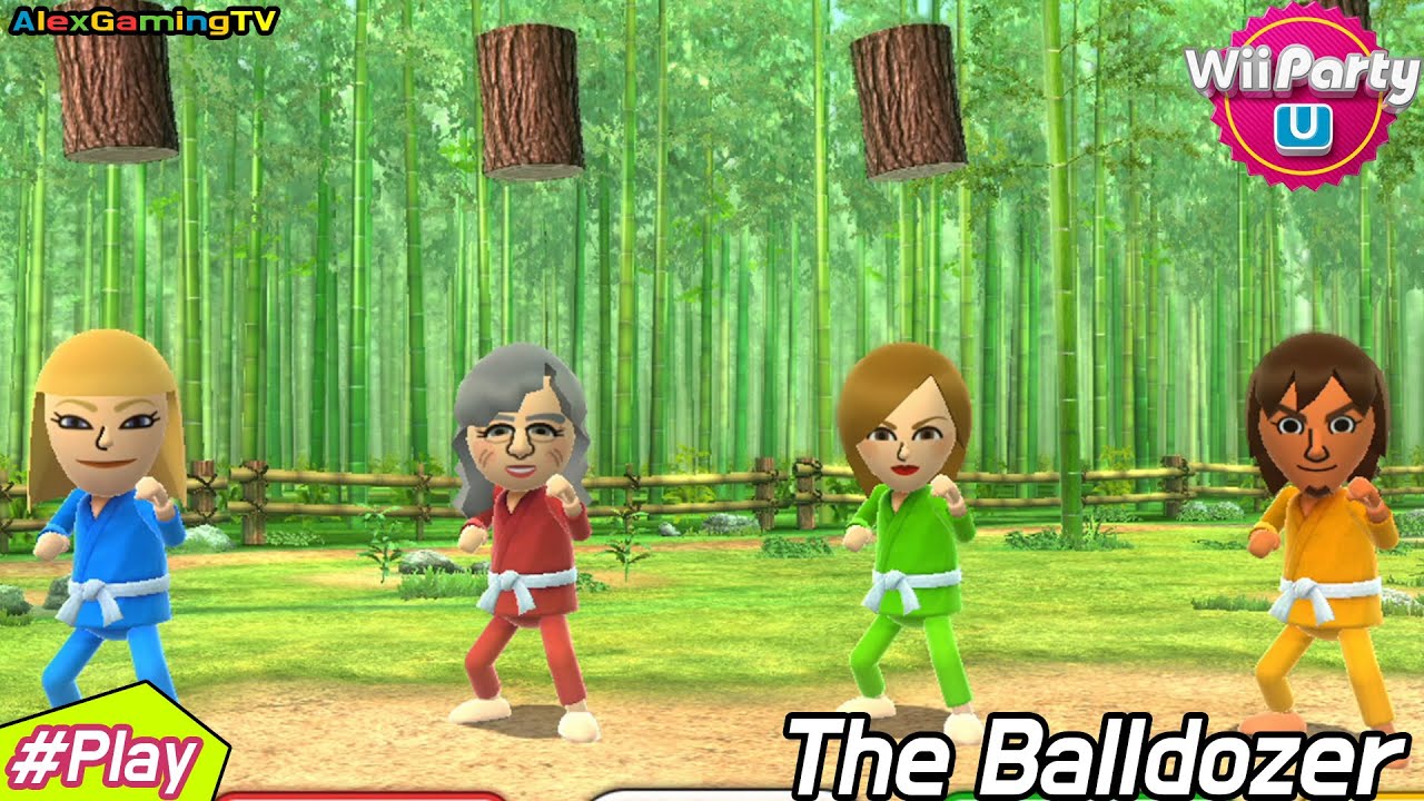 Wii Party U - The Balldozer (Master CPU, Eng Sub) Player Gabi