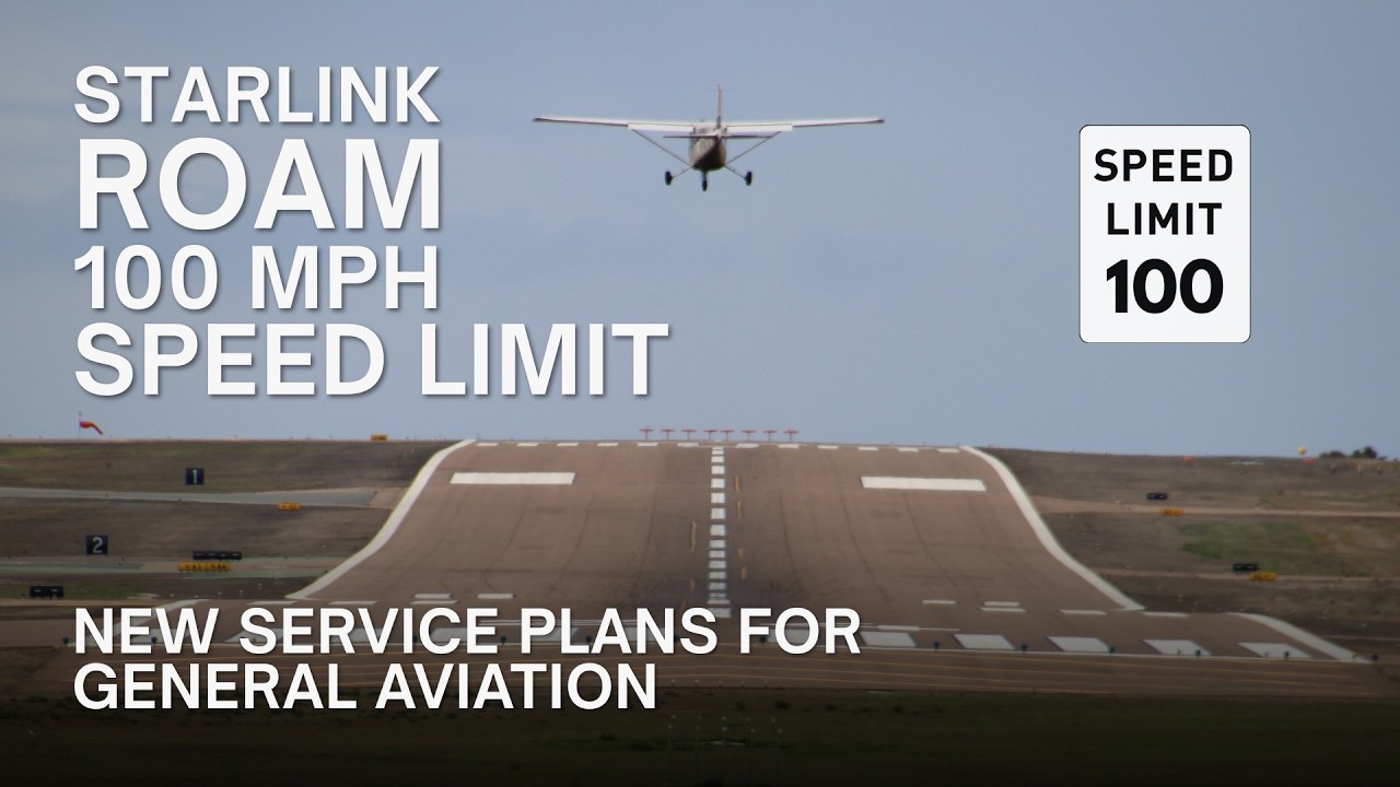 Starlink Tells General Aviation To Slow Down Or Pay Up With New Roam Speed Limit