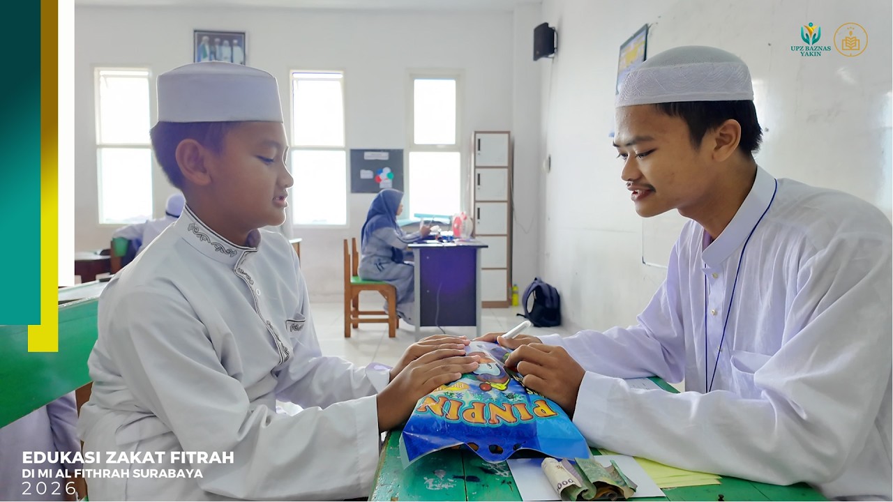 Edukasi Zakat Fitrah Di MI Al Fithrah Surabaya 2026