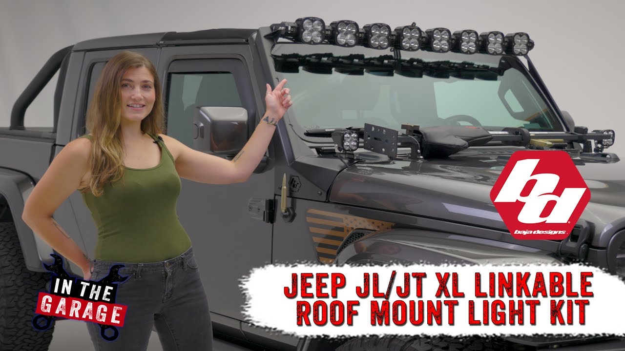 Baja Designs - JEEP JL/JT XL Linkable Roof Mount Light Bar Kit