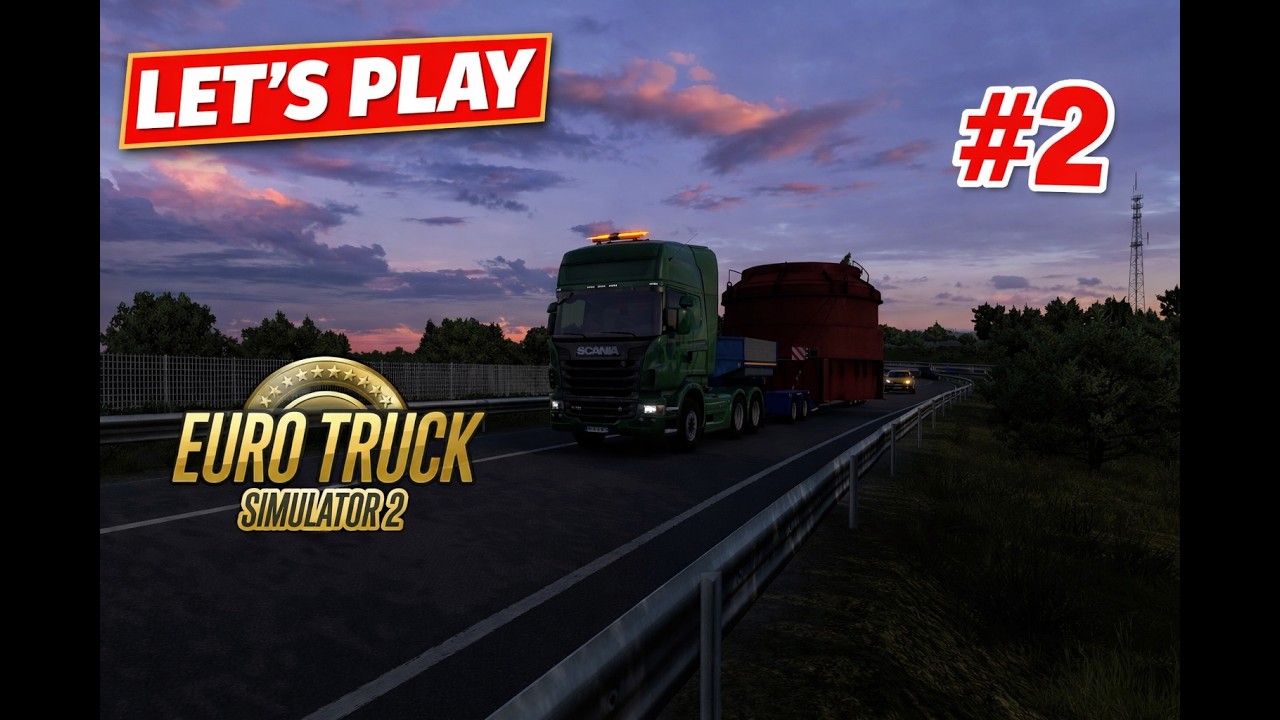 Carrière ETS2 #2 | Gros convoie avec voitures pilotes !