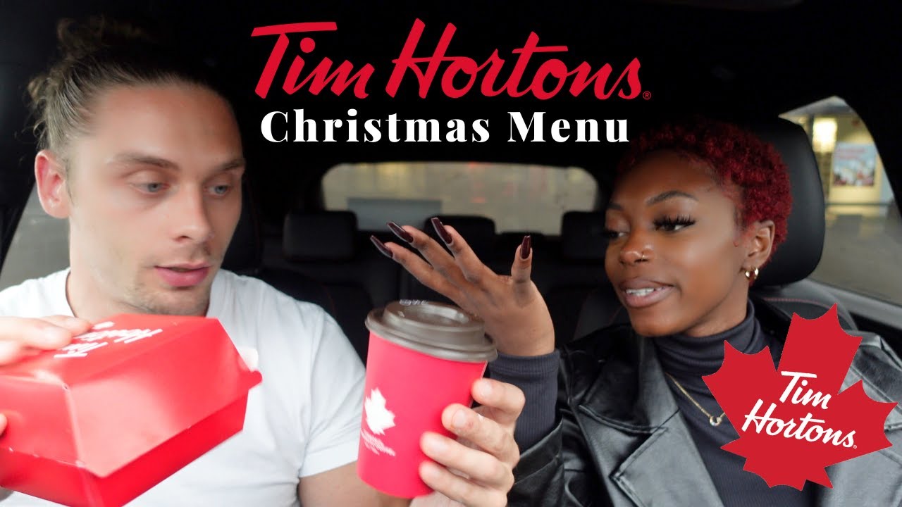 Trying the ENTIRE Tim Hortons Festive Menu 🎄 Taste Test & Reactions!