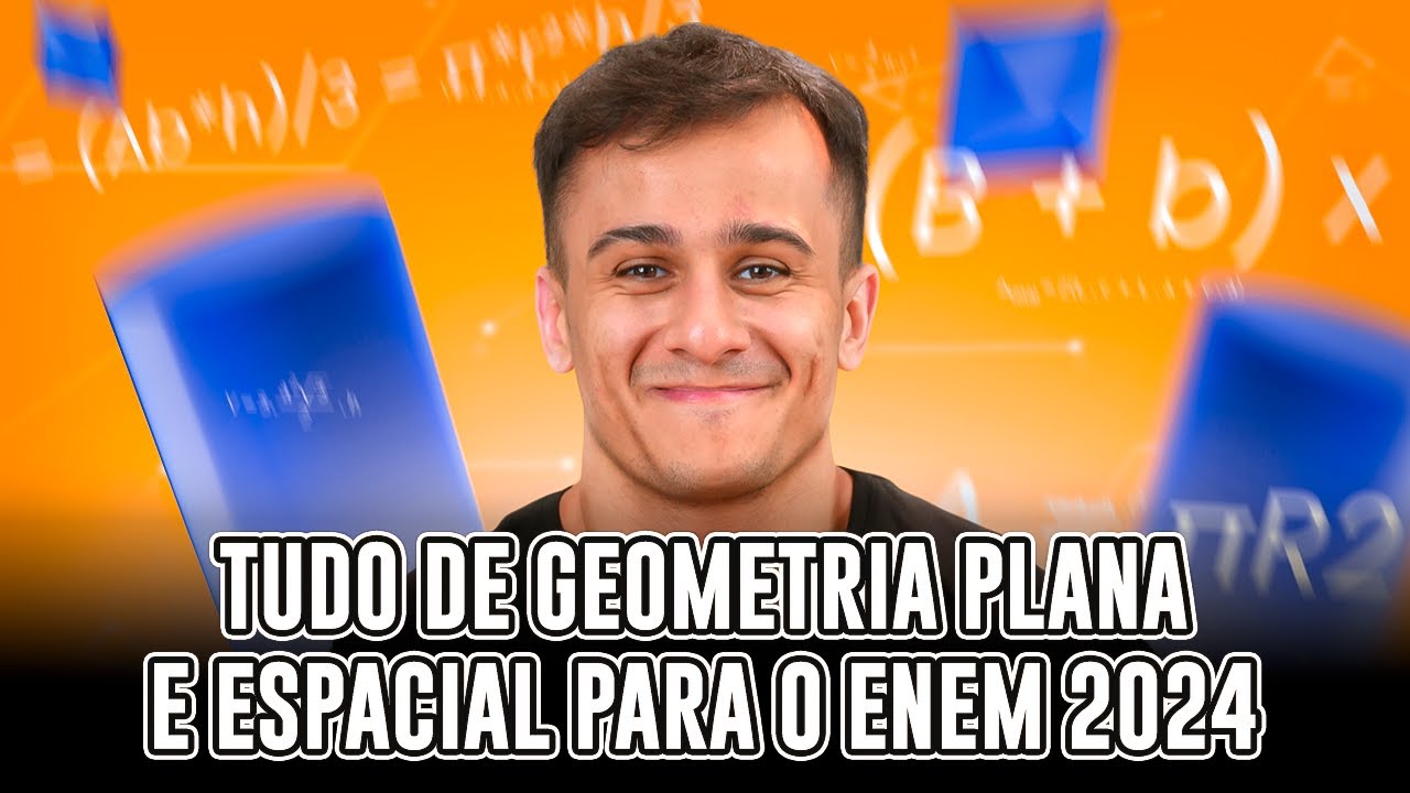 TUDO de GEOMETRIA PLANA E ESPACIAL pro ENEM 2026 (GANHE 10 ACERTOS NA PROVA)