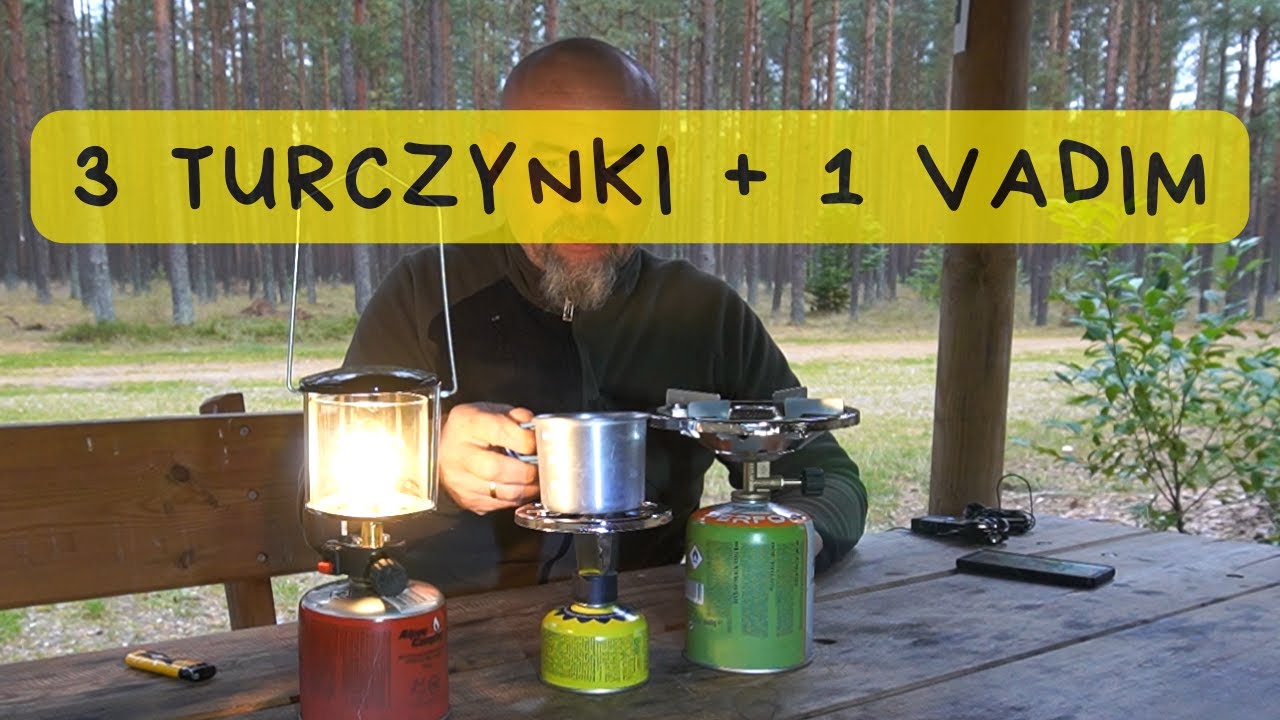 Dwie tureckie kuchenki i lampa gazowa - #Orgaz #Orcamp