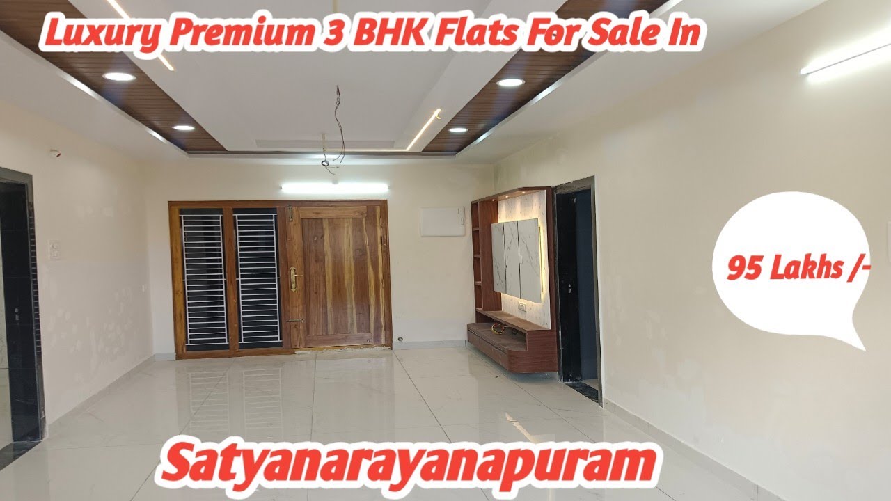 Ad No 123 // Luxury Premium 3 BHK Flats For Sale In Satyanarayanapuram Vijayawada 