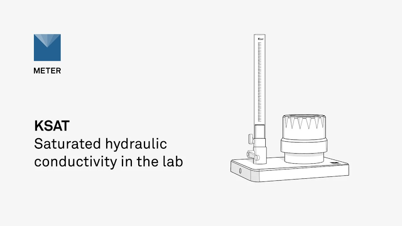 KSAT - Saturated hydraulic conductivity in the lab
