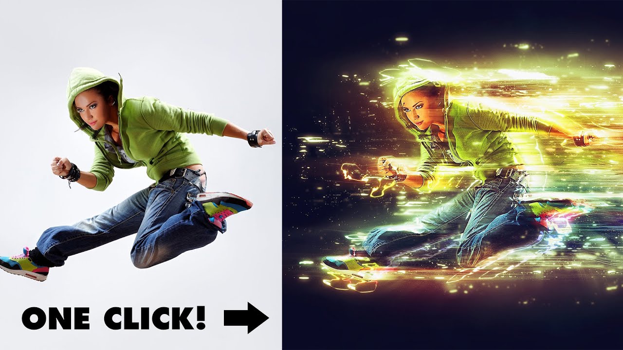 Stardust Photoshop Effect Tutorial | Automatically create a motion light effect in Photoshop