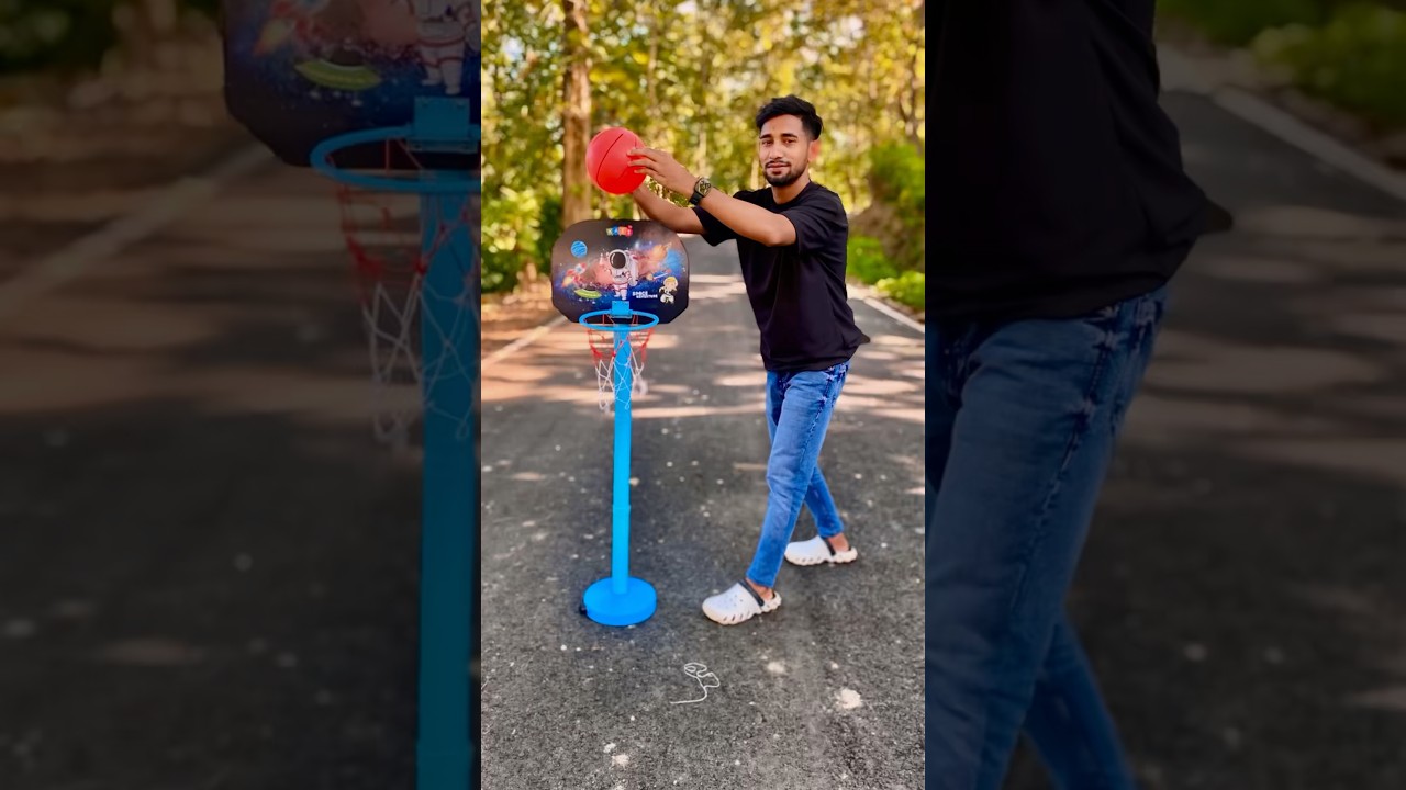 5 Step Basketball Set 🏀 Adjustable Height Unboxing for indoor and outdoor games