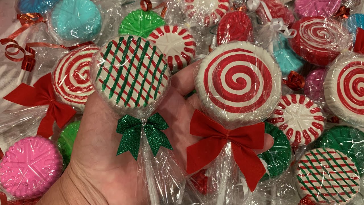 DIY Lollipop & Peppermint Decorations ||