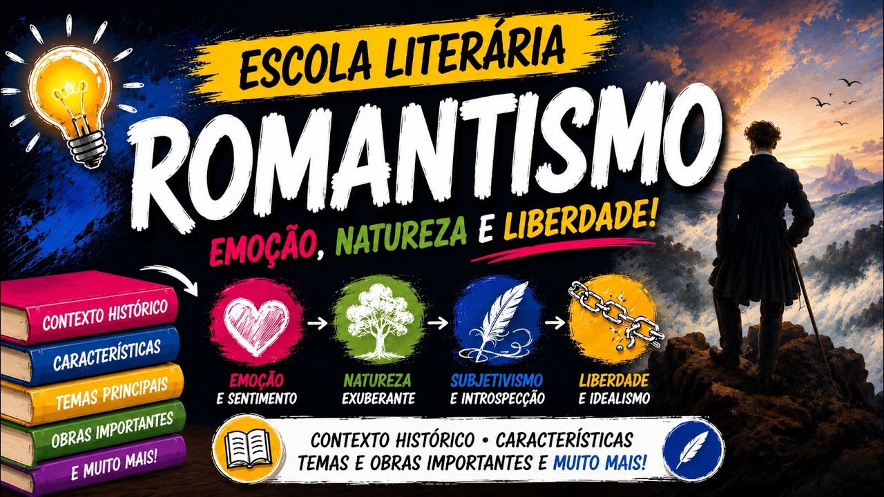 ✅Romantismo - Características e Contexto Histórico - Você vai aprender!