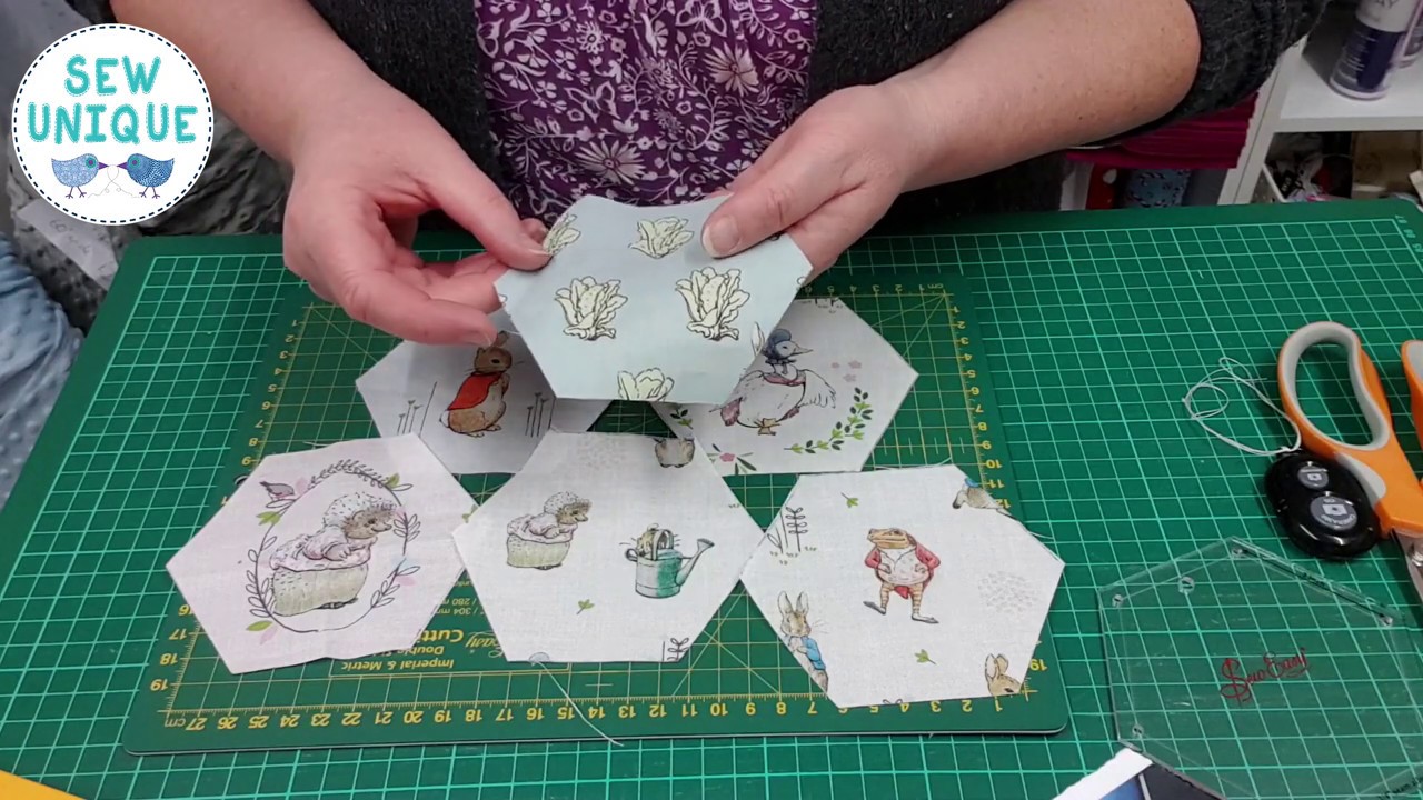 Учебное пособие по шестиугольникам от Sew Unique