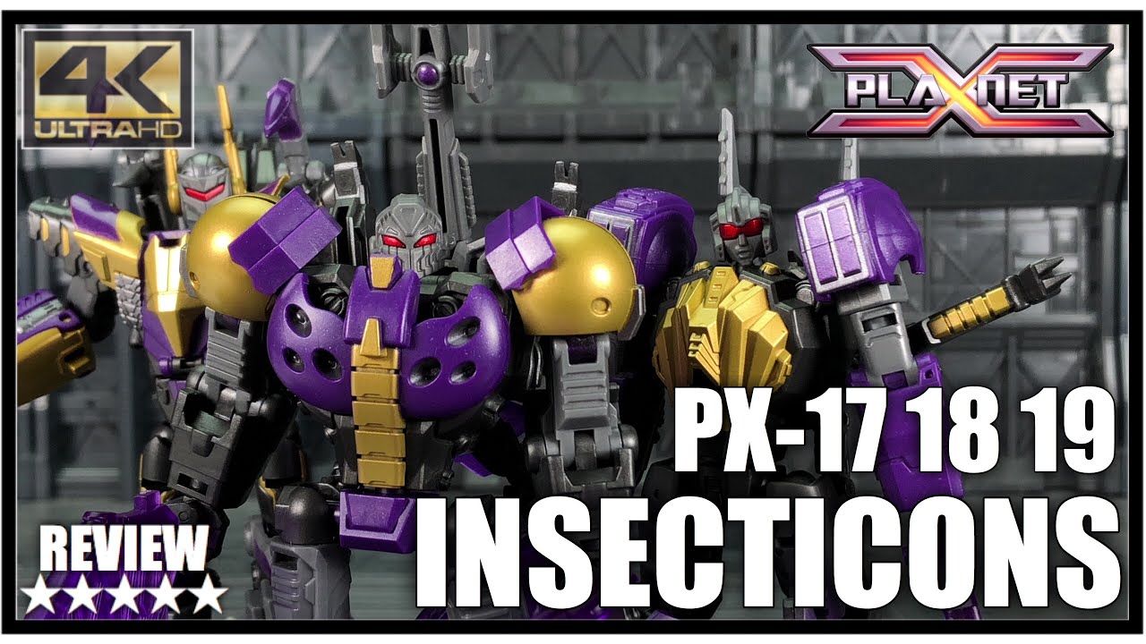 Planet X PX-17 Morpheus PX-18 Phobetor PX-19 Phantasus Transformers Fall Of Cybertron Insecticons