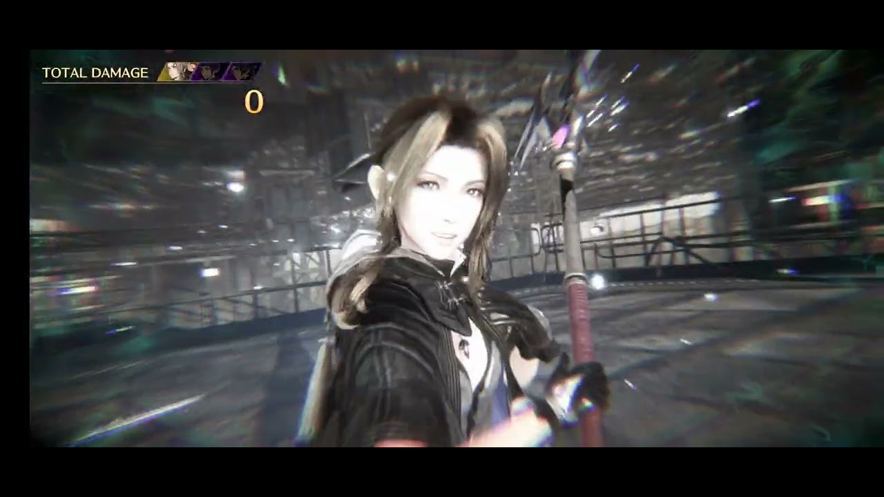 FF7 Ever Crisis: Bahamut SIN Escalation Level 25 with Zack, Aerith, Lucia. (No Seph/Cloud).