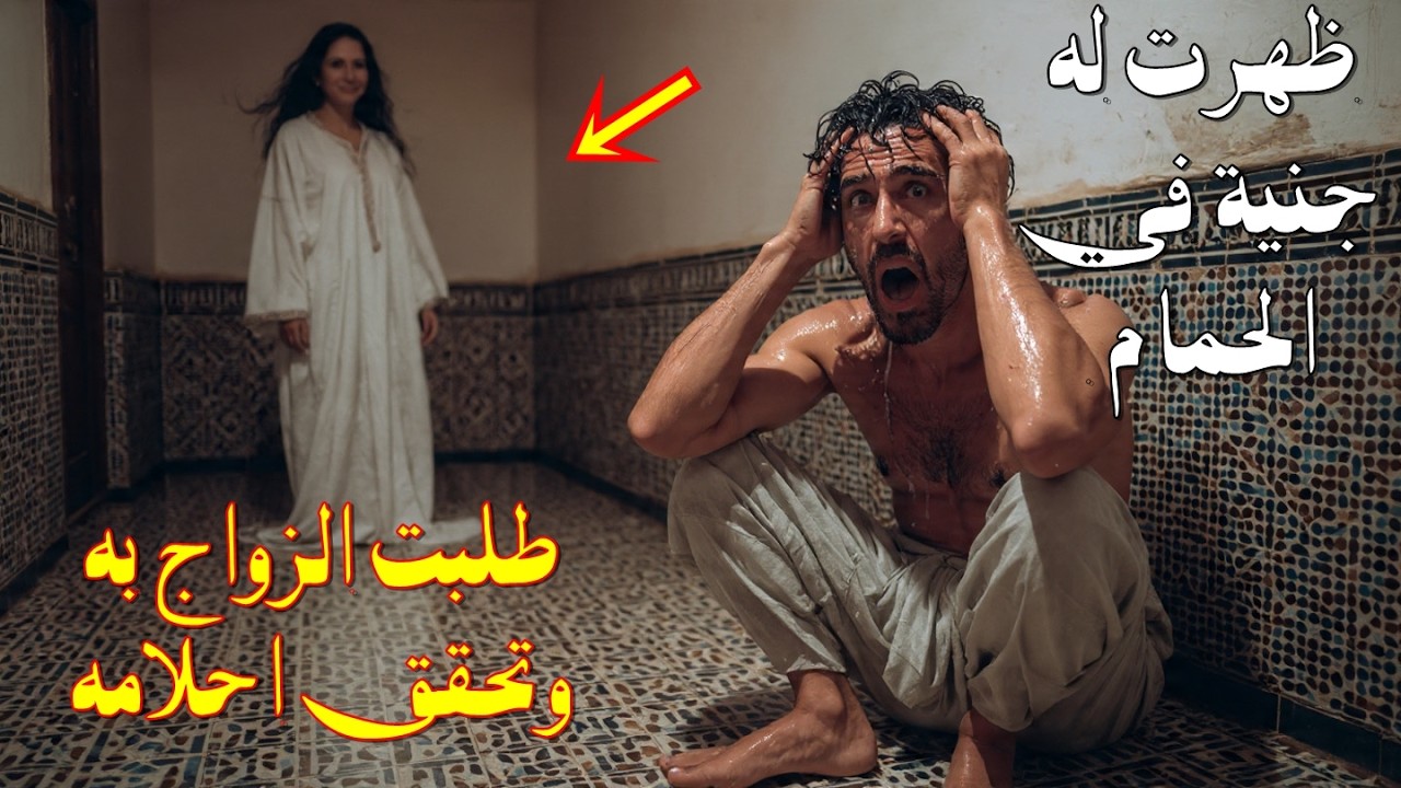 #قصة شاب خرجت له جنية في الحمام تريد الزواج وتحقق له احلامه, لكنه فعل شيء جعلها تفاجئه بشيء لايصدق.