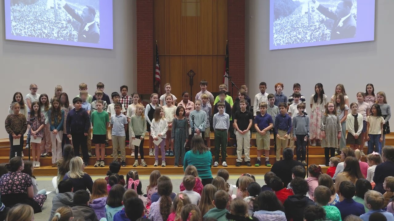 Fourth Grade Recites Dr. Martin Luther King Jr.'s 