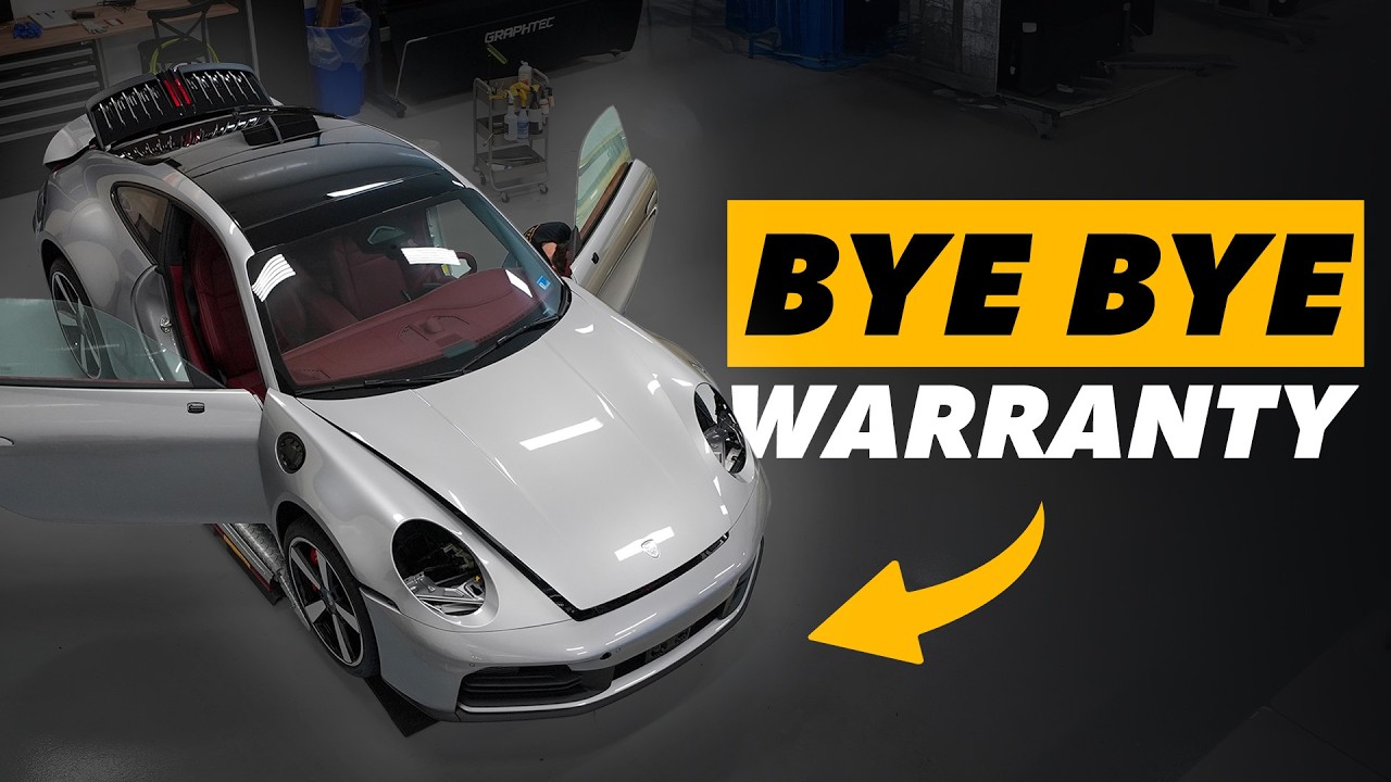 Taking Apart a Brand New 2026 Porsche 911 (992.2) for the Ultimate Wrap!