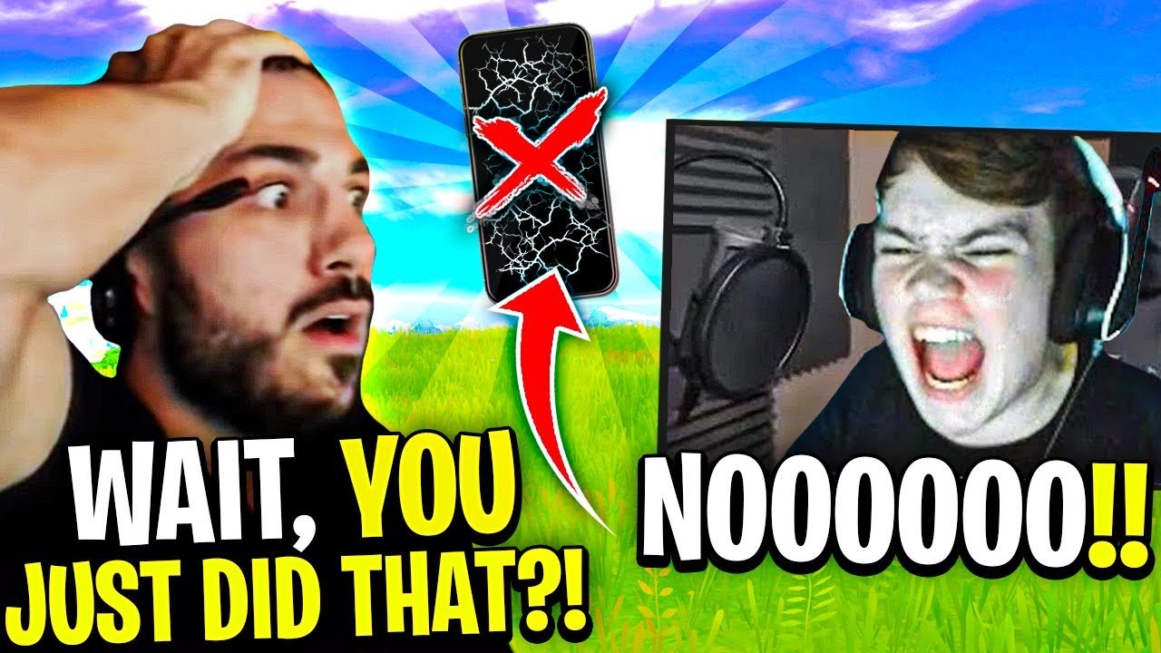 Mongraal DESTROYS Phone Live On Stream! HE WAS SO TRIGGERED!