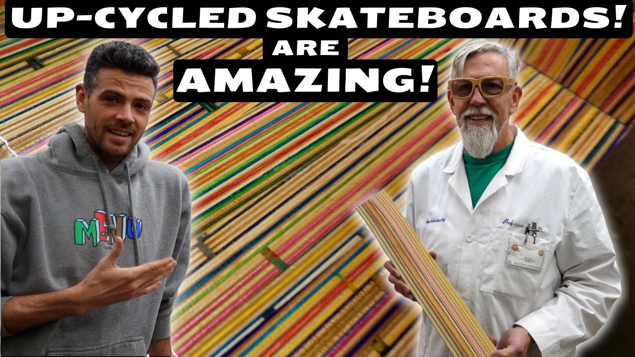 Up-Cycled Skateboards with Professor Schmitt!!!