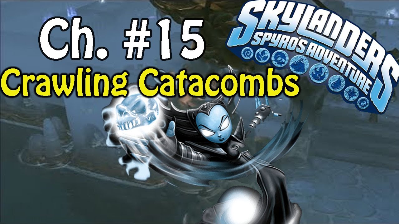 Skylanders Spyro's Adventure Wii Walkthrough Chapter 15 Crawling Catacombs 100%