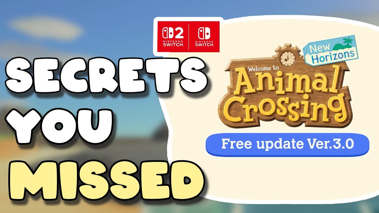 Secrets Nintendo hid in the 3.0 Update Trailer | Animal Crossing New Horizons