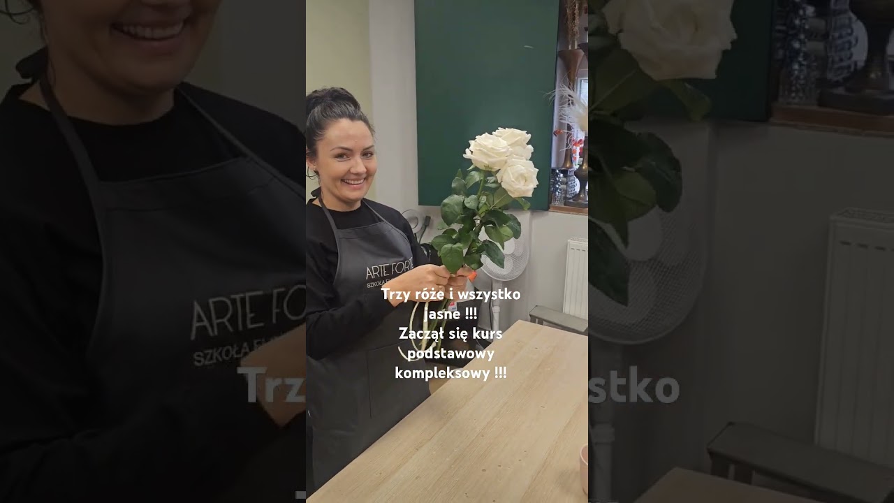 KURS FLORYSTYCZNY PODSTAWOWY #florystyka #kwiaty #warsztaty #Kurs #florysta