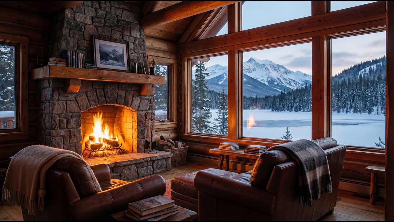 The Ultimate Winter Escape ❄️ 2 Hours of Cozy Cabin Sanctuary for Calm & Peace