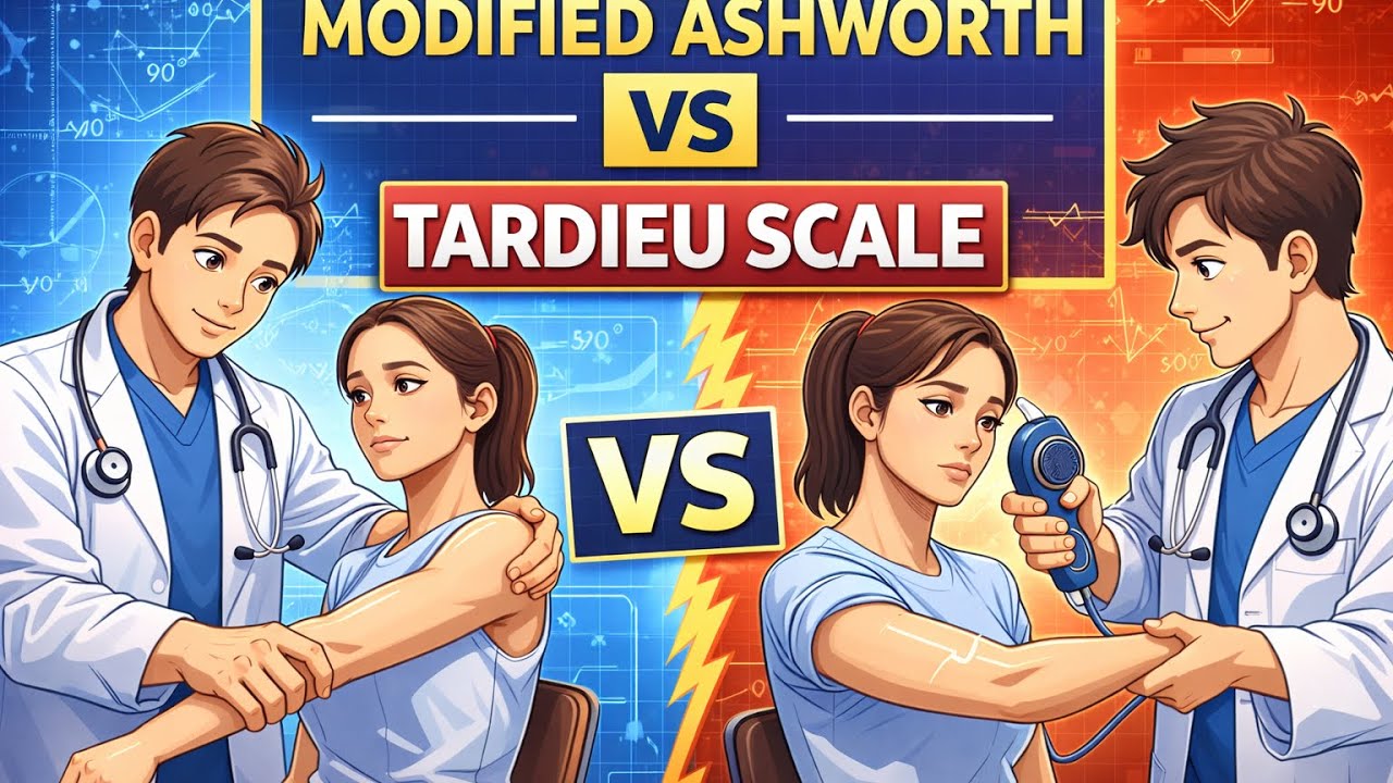 Difference between Modified Ashworth scale and Tardieu Scale 