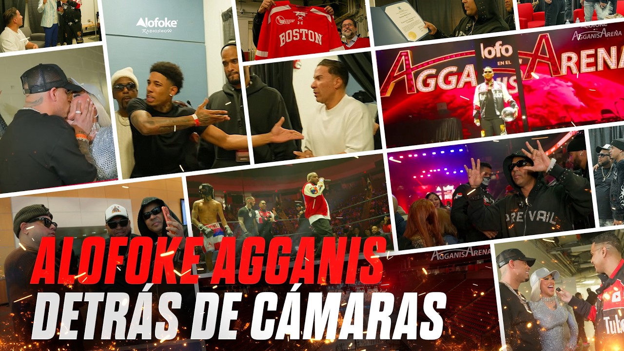 MOMENTOS DE TENSION QUE NO VISTE EN ALOFOKE EN EL AGGANIS (BACKSTAGE OFICIAL)