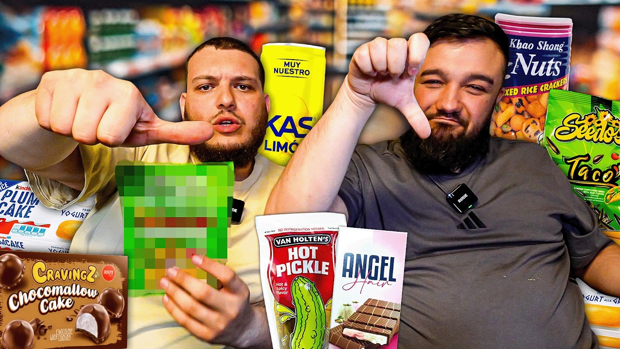 WIR TESTEN SÜßIGKEITEN AUS ALLER WELT