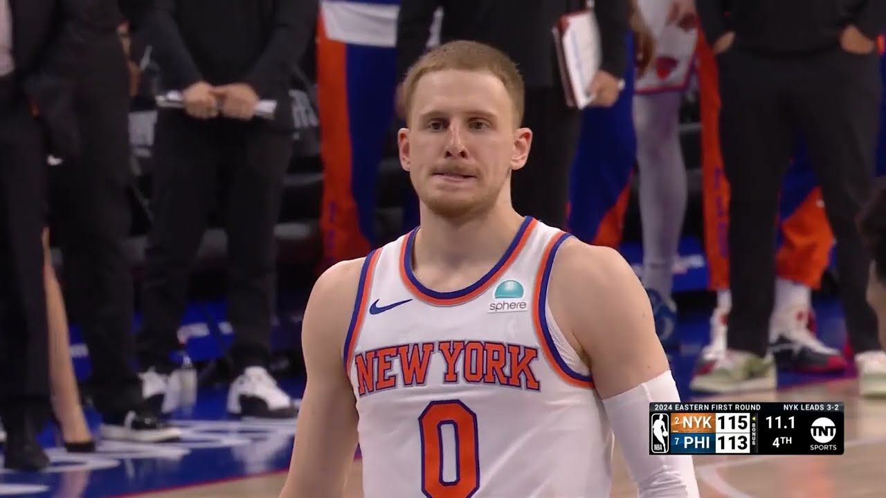 Final 2:52 WILD ENDING #2 Knicks vs #7 76ers