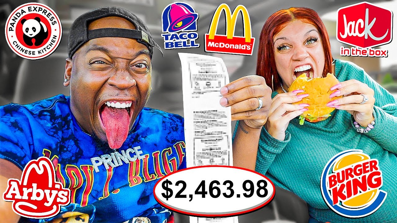 LETTING THE PERSON IN FRONT OF US DECIDE WHAT WE EAT FOR 24 HOURS!!!