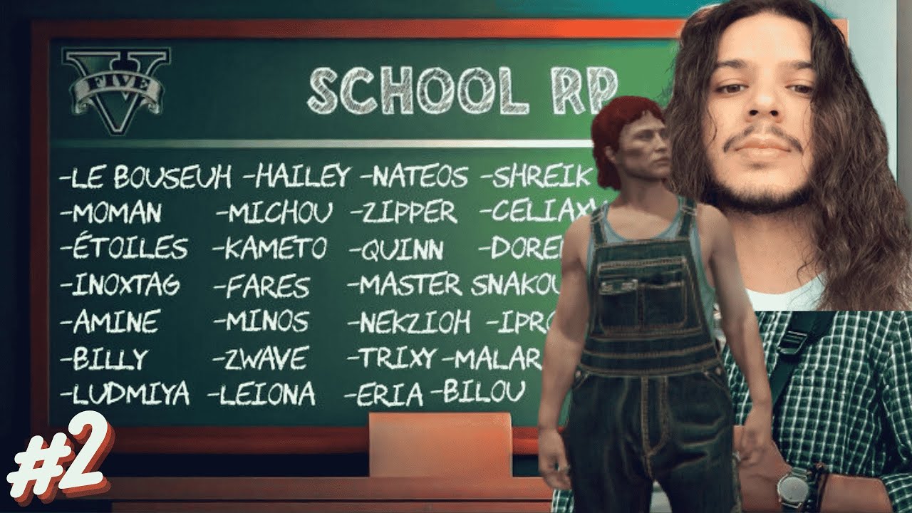 School RP #2  - Clétus O'neil et la Castagne ! 😂  (Best-Of Twitch du 02/04)