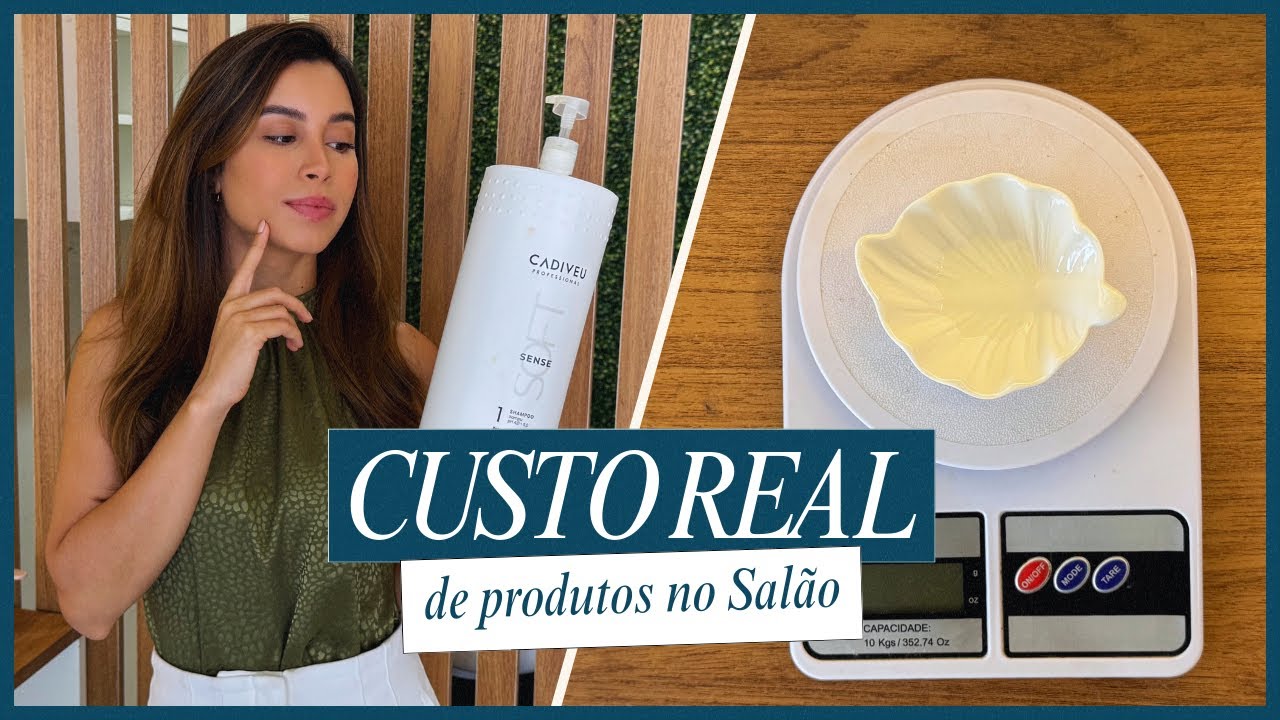 Descubra o CUSTO real de produtos no seu SAL&Atilde;O DE BELEZA