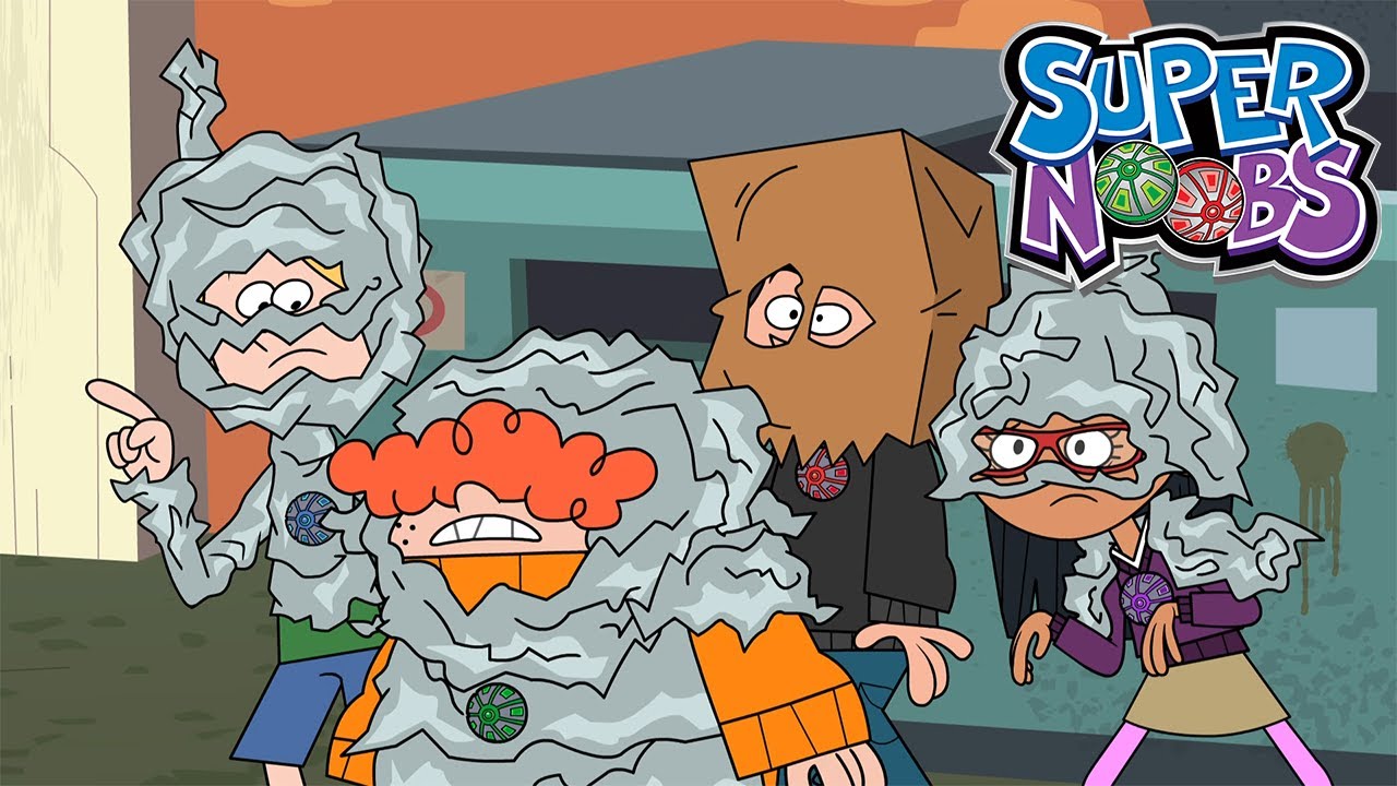 Super Noob Suits // Noobies vs. Smoothies | Super Noobs - Wildbrain | Kid Movies