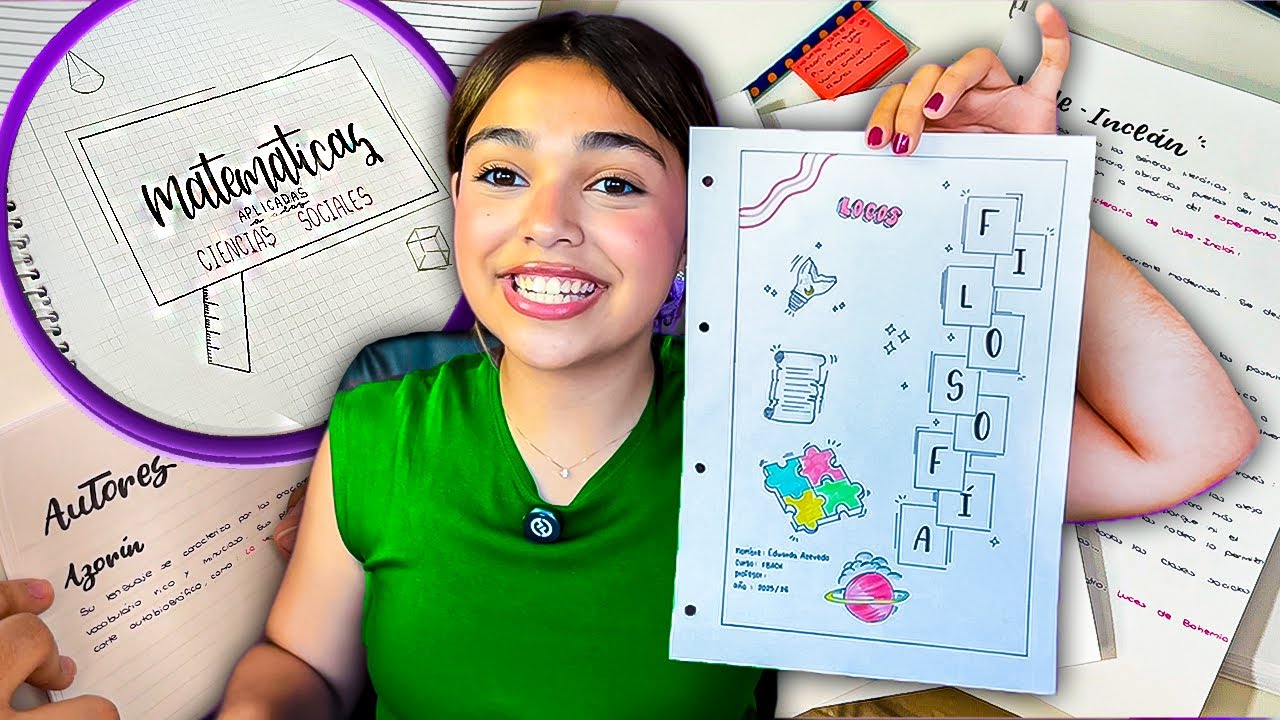 MINHAS CAPAS DE CADERNO para o ENSINO MÉDIO 💕 | ideias simples e bonitas