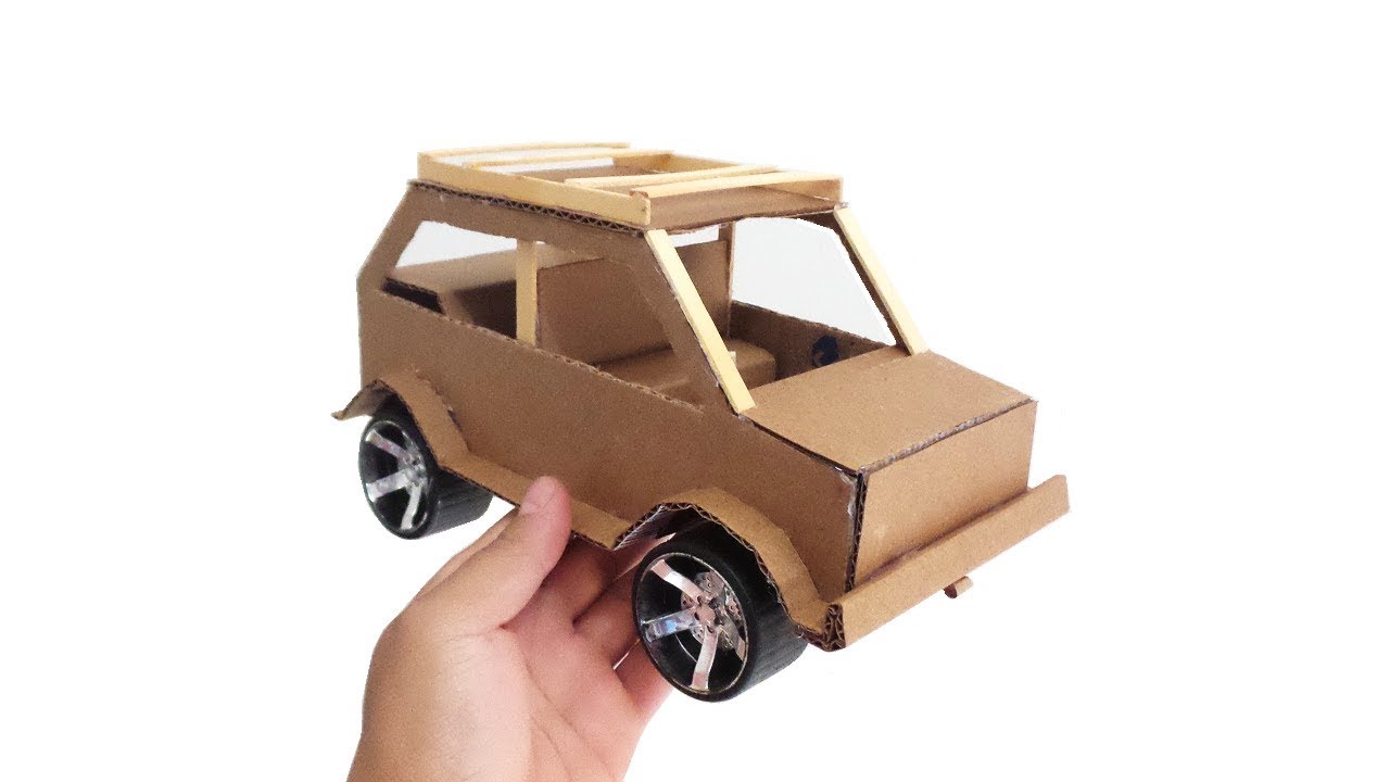 Como Fazer Carrinho com Papelão