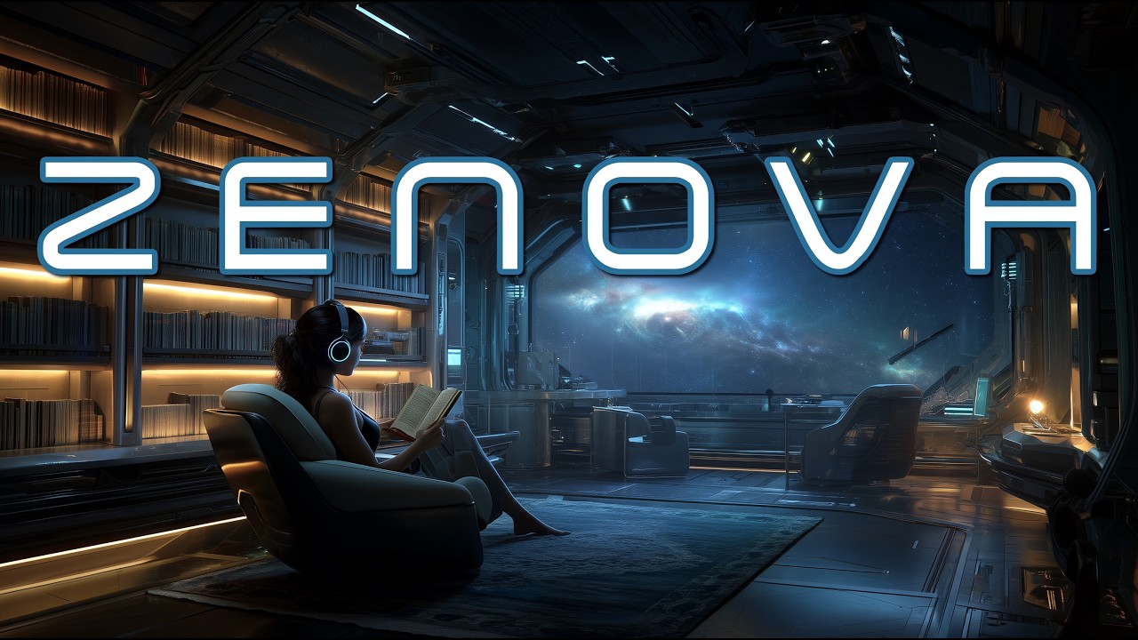 ZENOVA | Chill Music for Studying & Focus | Space Library Vibes 🌌📚