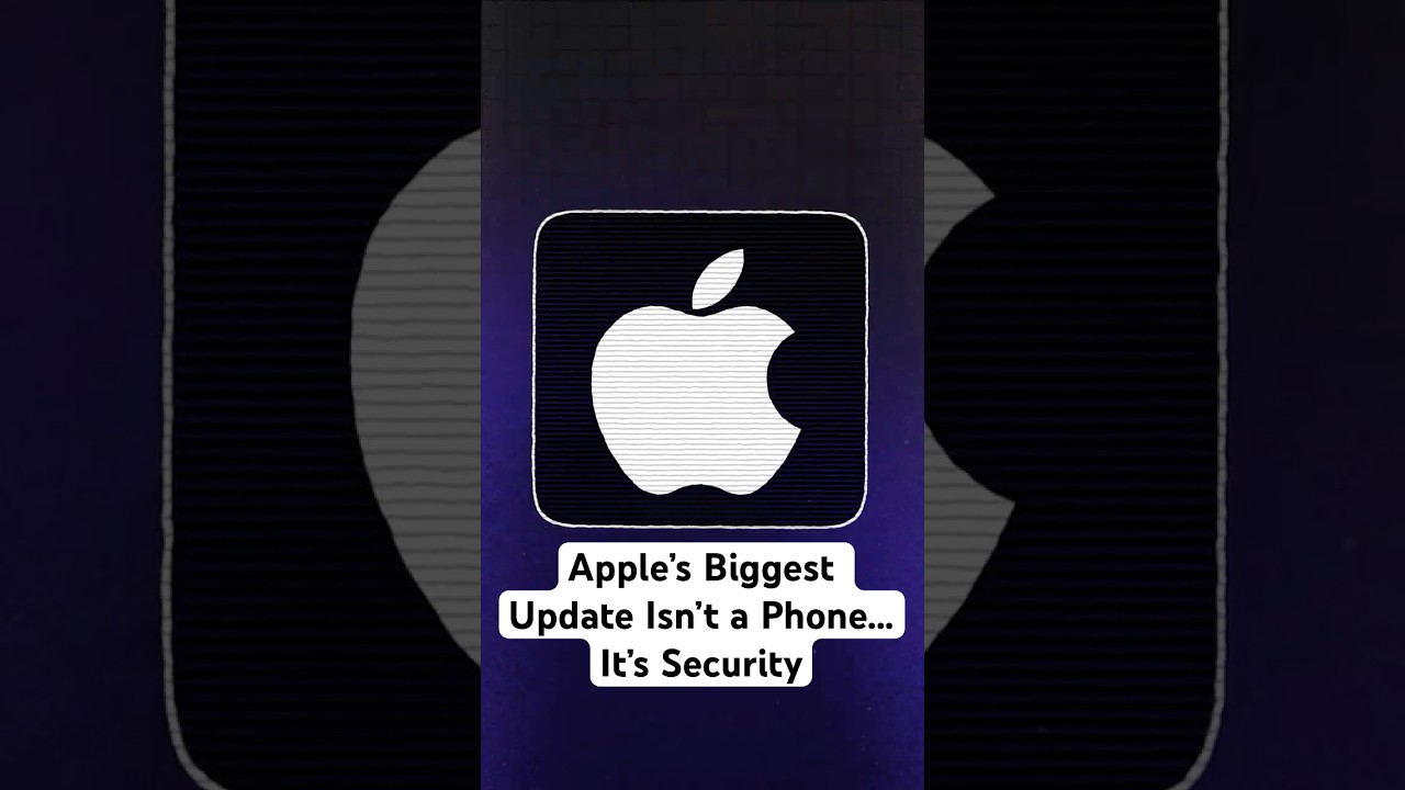 Apple&rsquo;s Biggest Update Isn&rsquo;t a Phone... It&rsquo;s Security