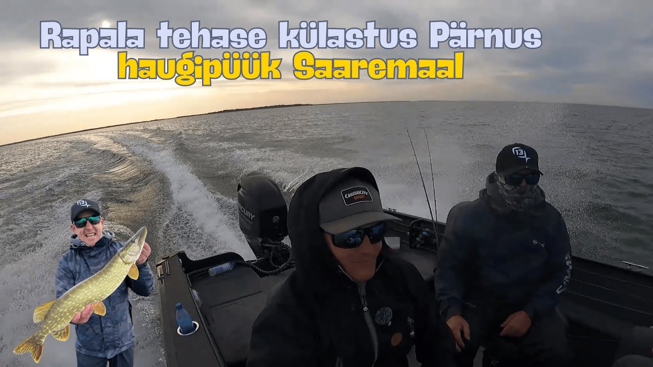 Rapala tehase külastus Pärnus ja haugipüük Saaremaal