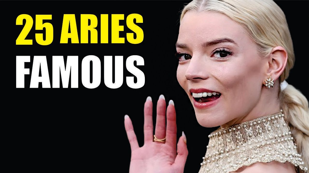 25 FAMOUS WOMEN of the ARIES SIGN