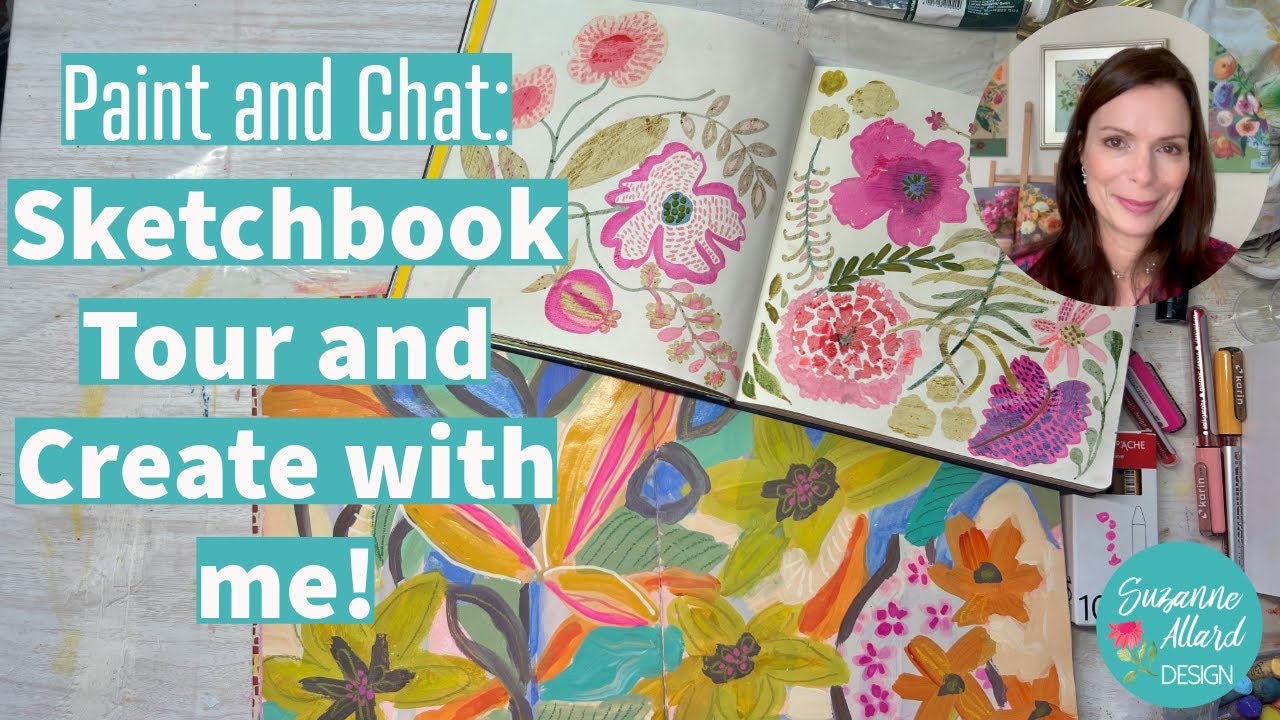 Экскурсия по Sketchbook и творчество вместе со мной!