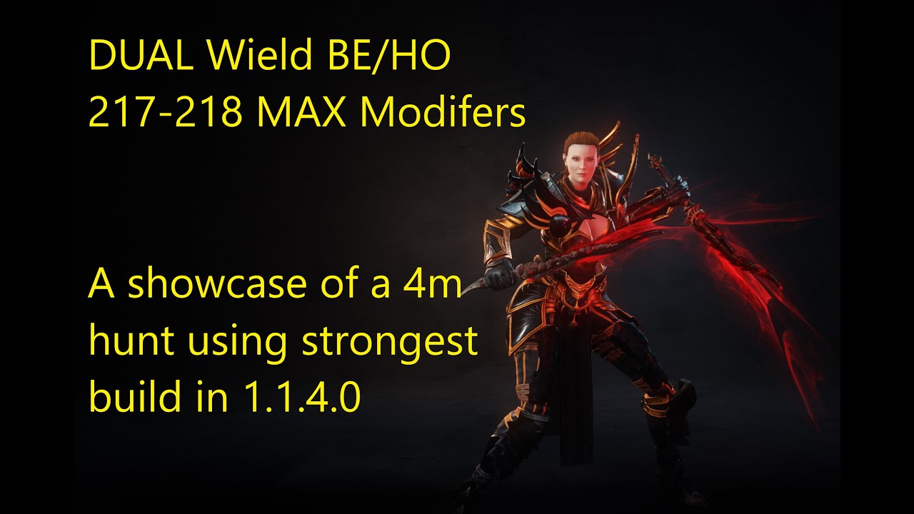 Wolcen Bloodtrail 1.1.4.0 DUAL Wield Explosion Carnage. 4 min 217 Expedition Hunt with MAX modifiers