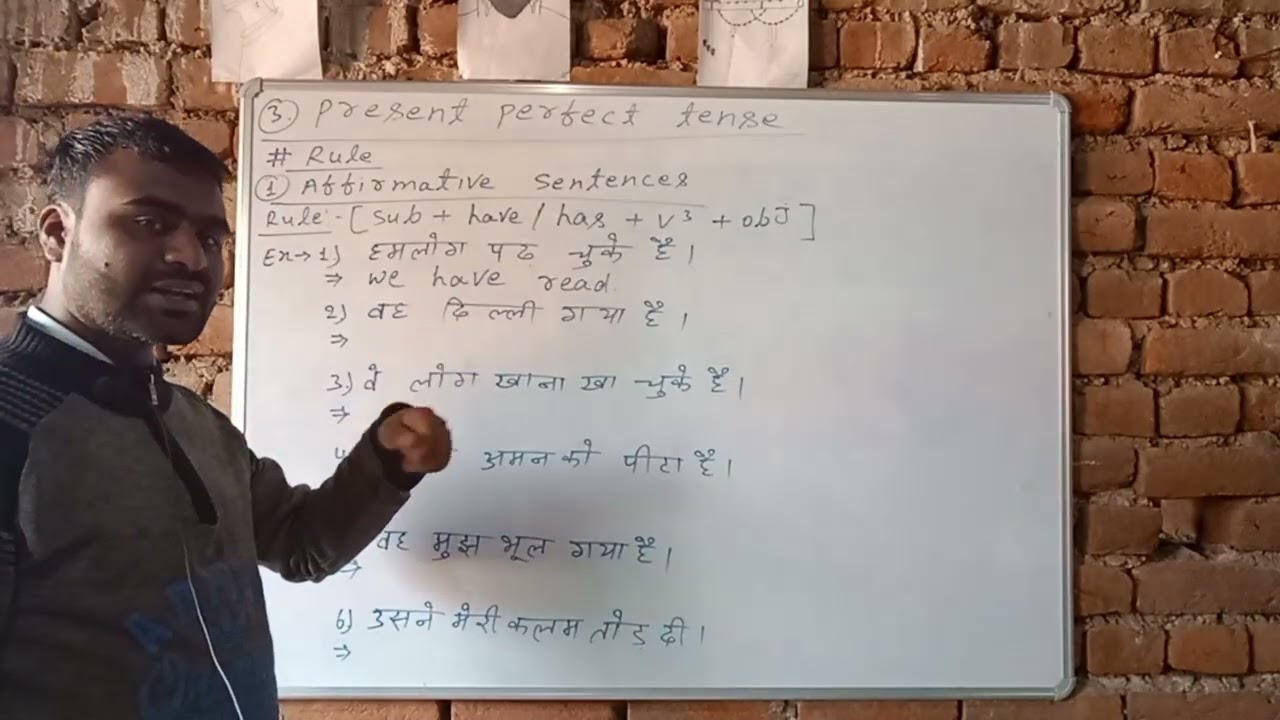 Chapter 1# Tense#Class 8# Present perfect tense#By Deepak sir#