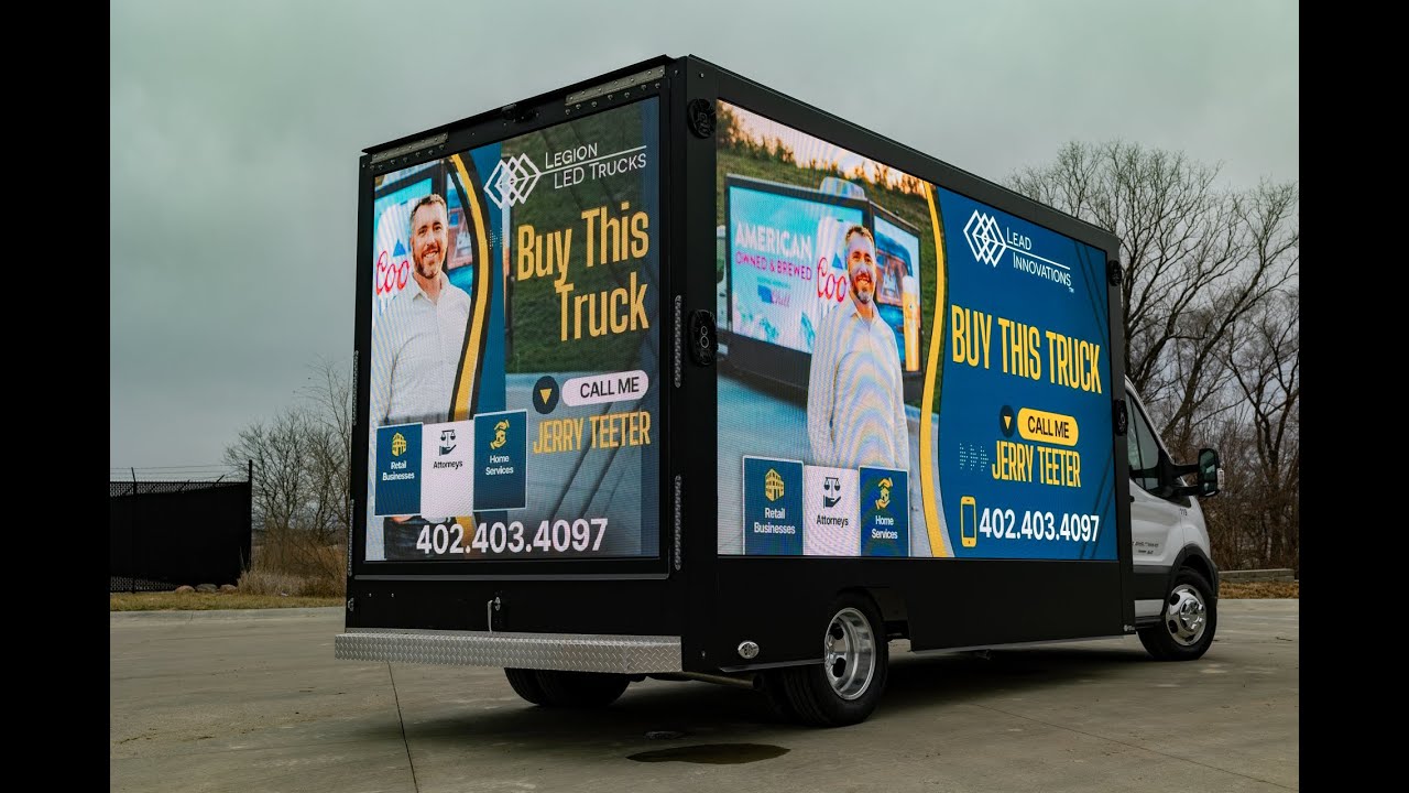Brand New Mobile Digital Billboard Truck | Legion 714 P3.9 LED | 360° Drone Tour | No DOT Required