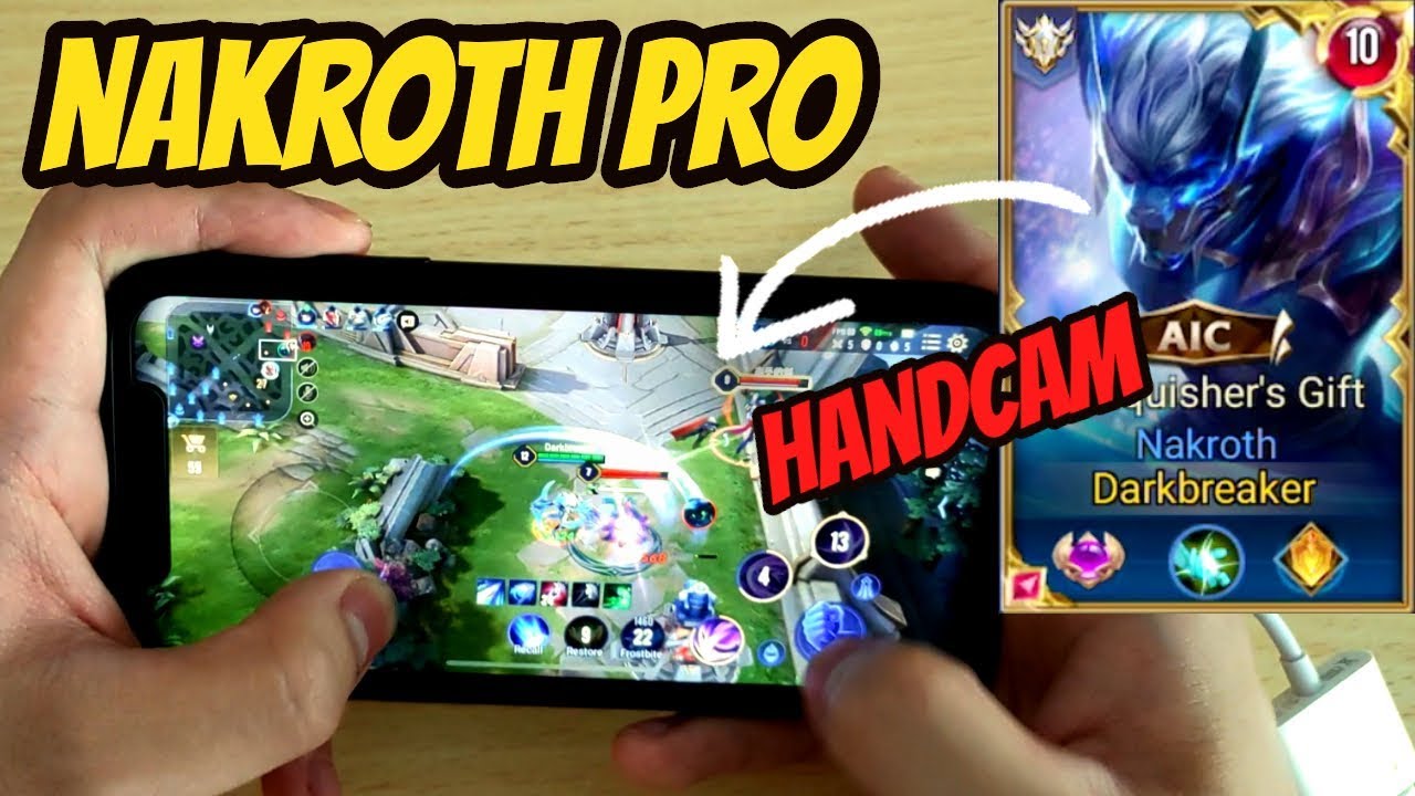 NAKROTH PRO HANDCAM! HOW TO PLAY NAKROTH LIKE A PRO | AoV | 傳說對決 | RoV | Liên Quân Mobile